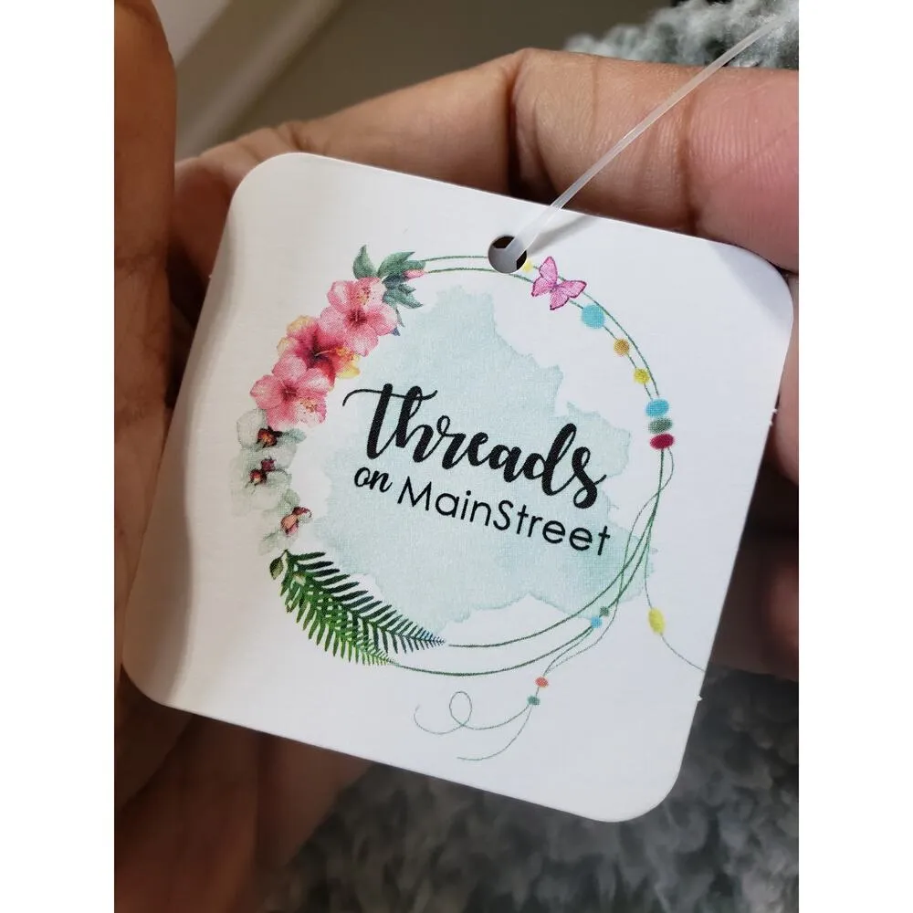 Blossom by P Sweater Women's L Gray 100% Polyester Sherpa Long Sleeve 1/4 Zip Size L - Image 5