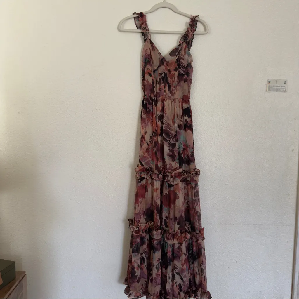 NWT Misa Avery Floral Sleeveless Dress In Flora Dream - Image 3