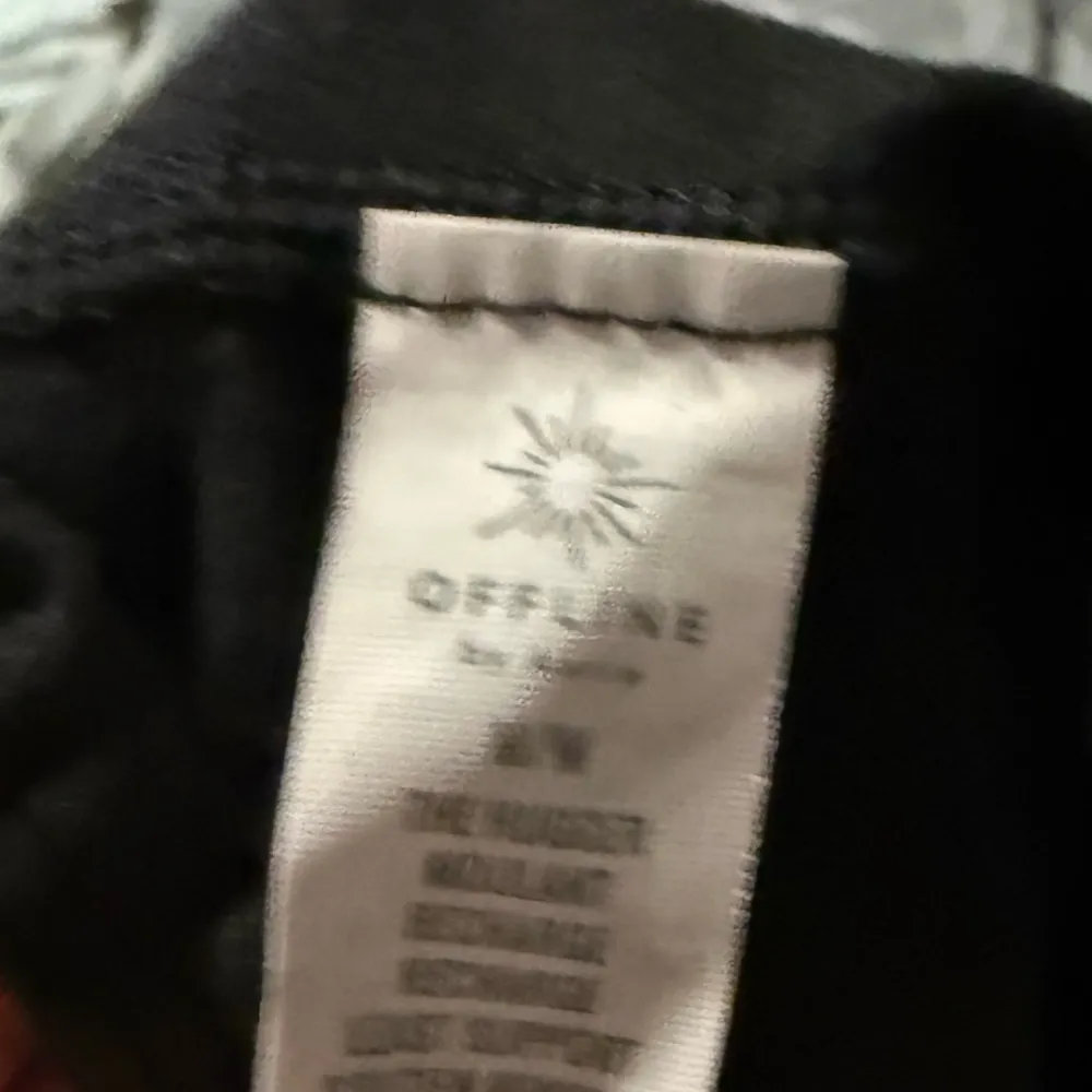 OFFLINE By Aerie The Hugger Halter Longline Sports Bra Black Size Medium - Image 5