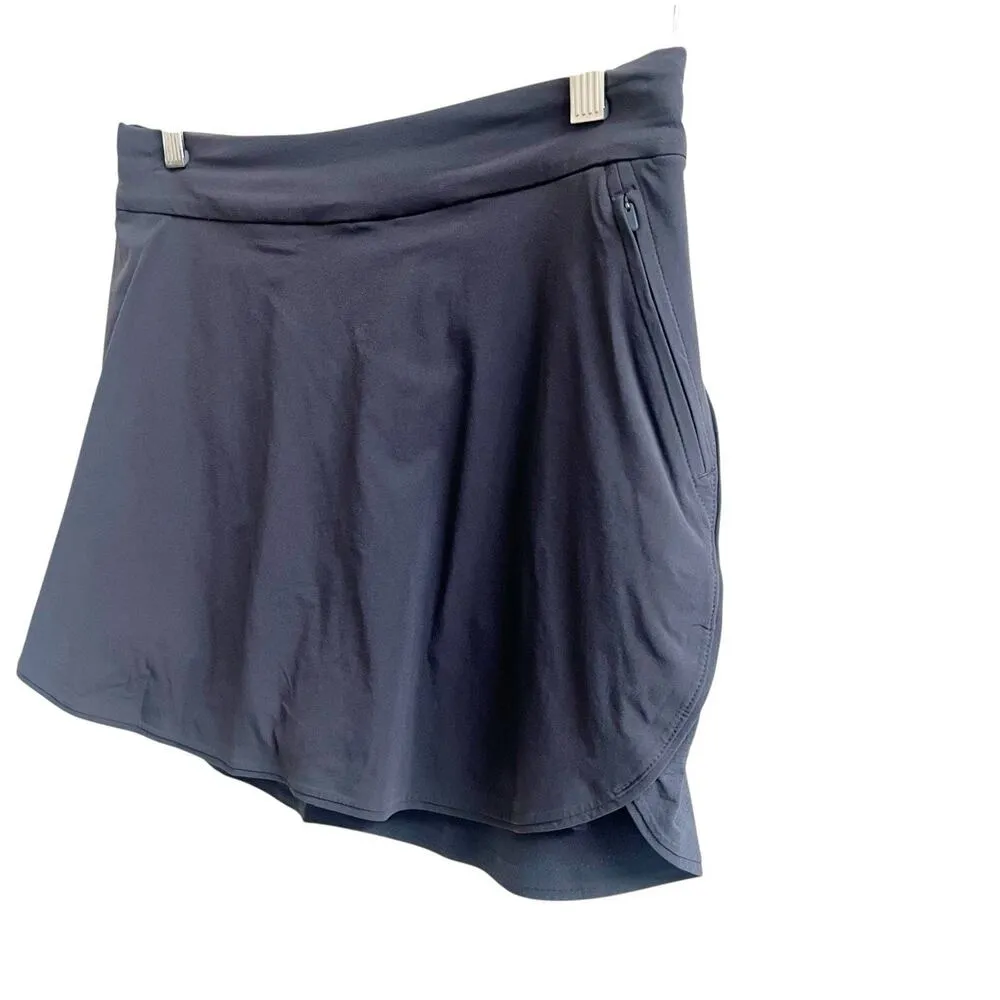 Outdoor Voices Women’s Black Skort Size Small Pull On Zipper Pocket Pickleball - Image 3