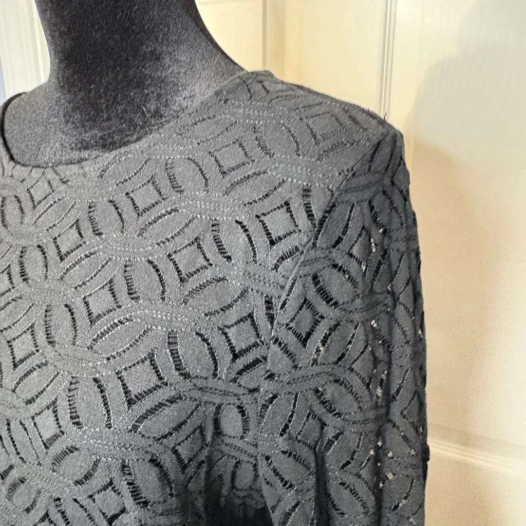 H&M Black Lace Top - Image 3