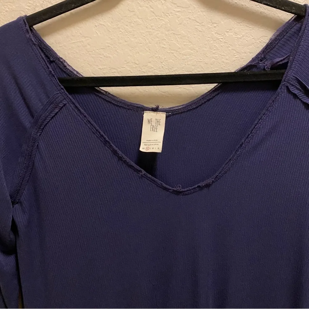Free People We The Free Tangerine Long Sleeve Tee Size XS In Violet Dusk - Image 4