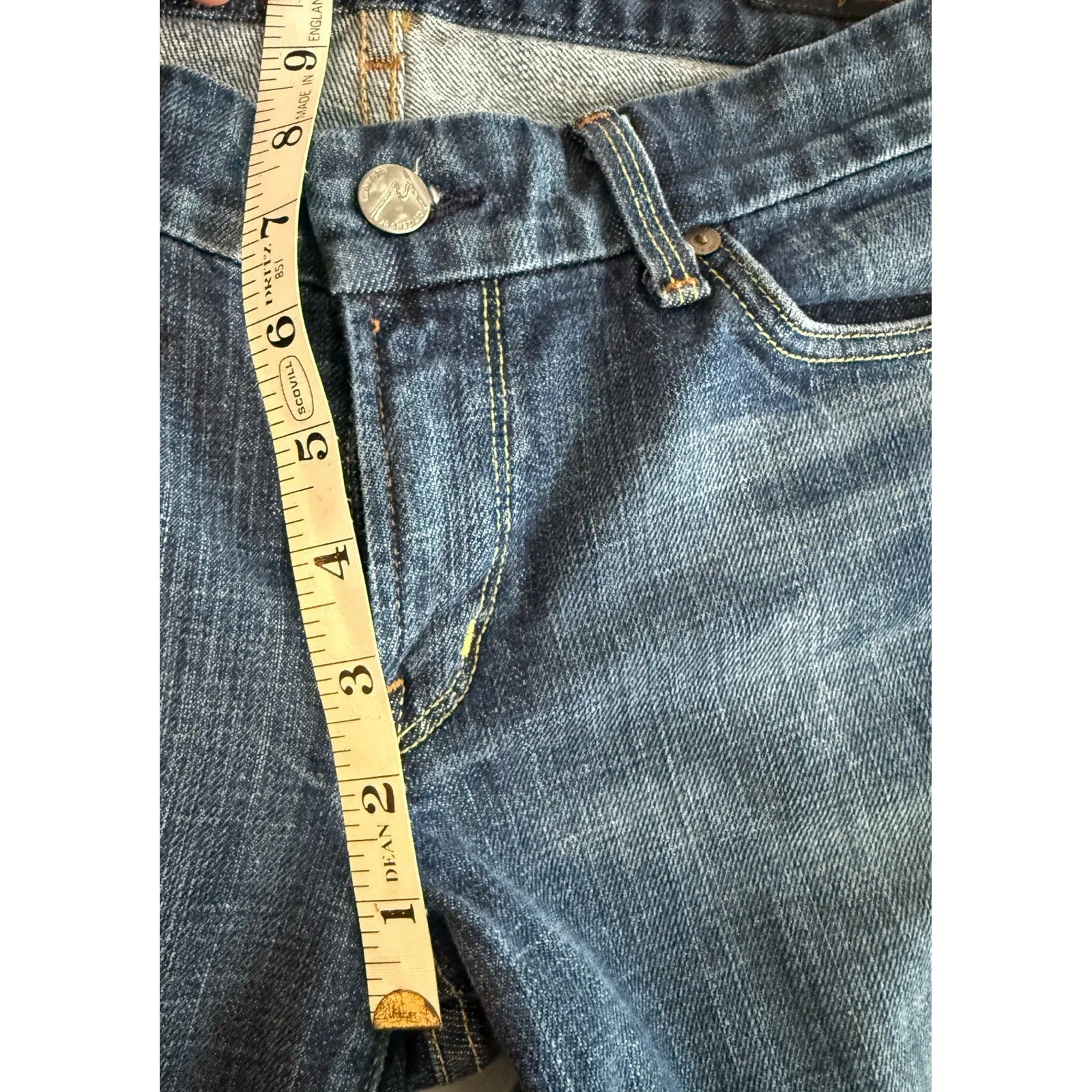 Citizens of Humanity  Jerome Dehan Y2K USA Faye‎ Low Rise Bootcut Flare Jeans 31 - Image 8