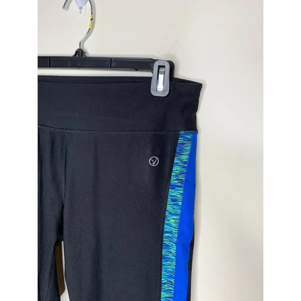 Vogo Athletica Womens M Black Capri Cropped Yoga Pants Legging Active Stretch - Image 2