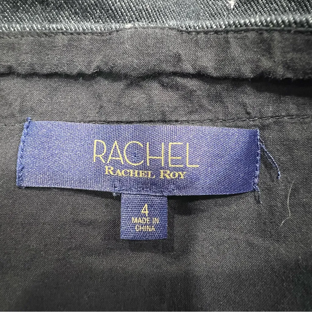 RACHEL Rachel Roy Graphite Grey Bryde Jumpsuit, Size 4 Gray - Image 3