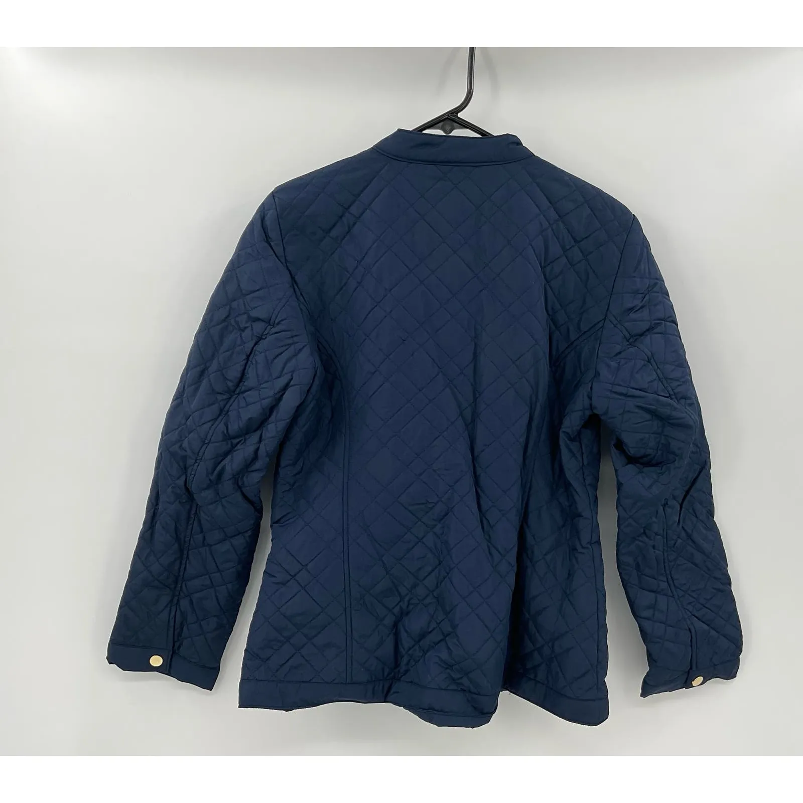 Charter‎ Club Women's Quilted Mandarin-Collar Jacket (M, Intrepid Blue) NWT - Image 2