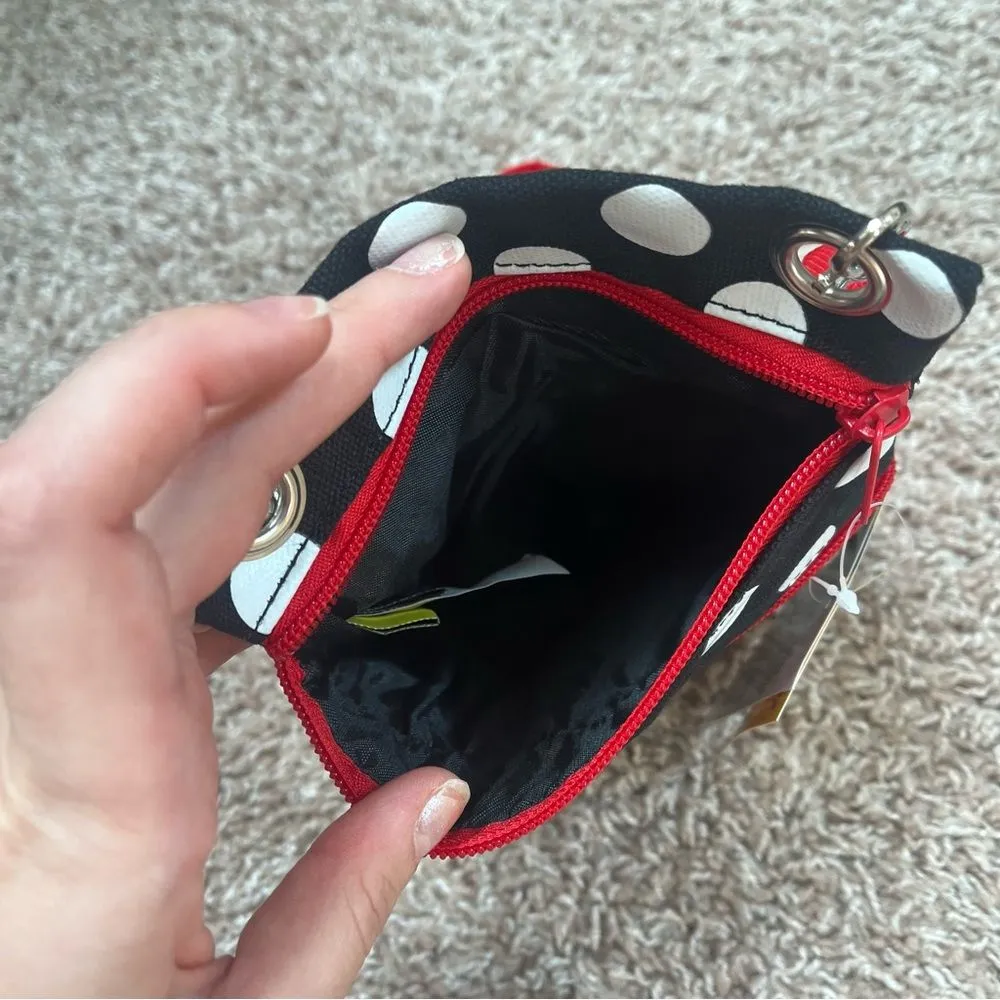 Disney Jerry Leigh Mickey Mouse Passport Bag Black - Image 6