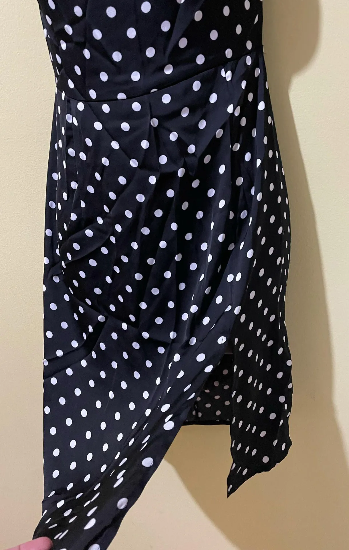 Black polka dot Cami dress New Size XS - Image 8