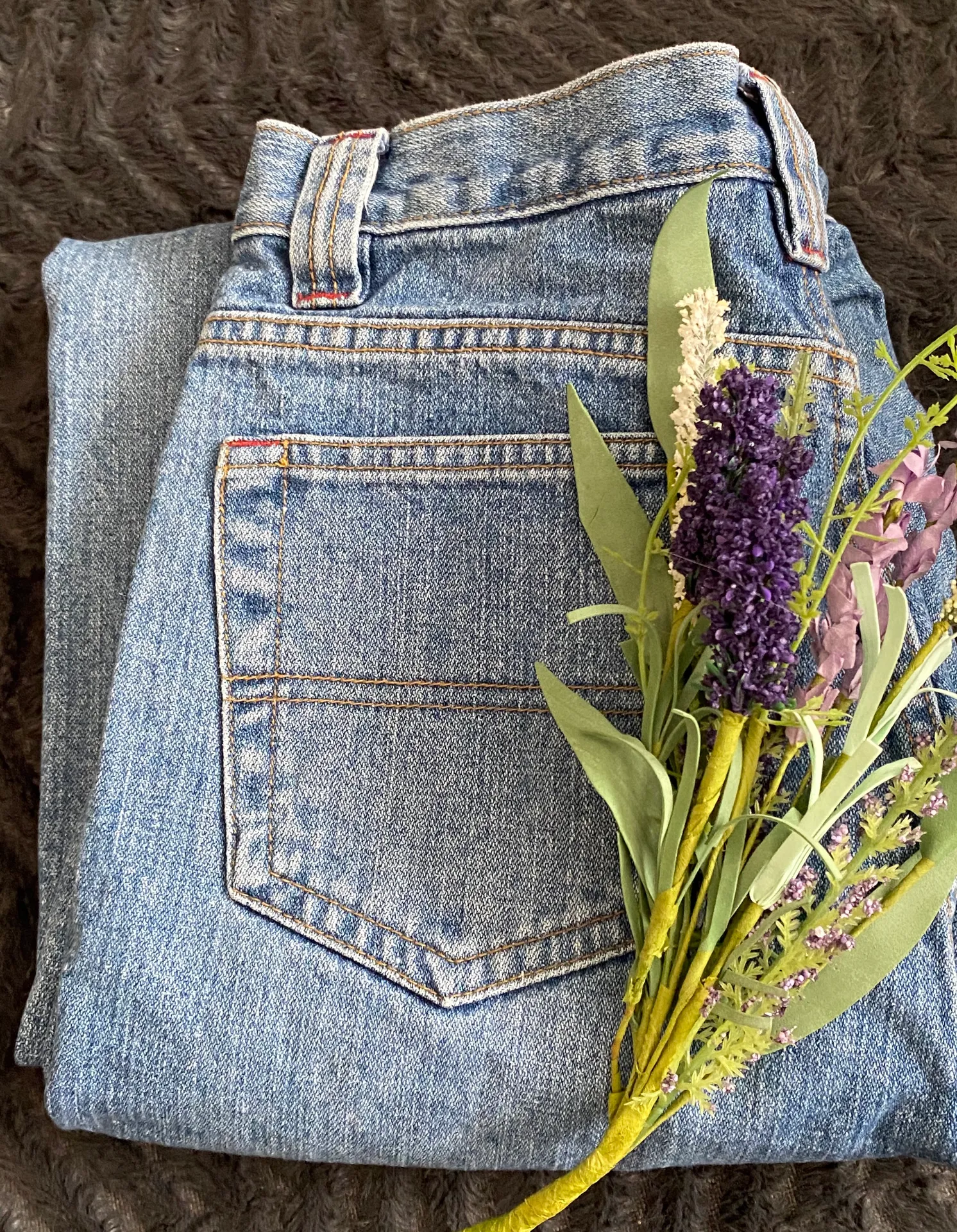 Vintage High Waisted Medium Wash Jeans Blue Size 28 - Image 3