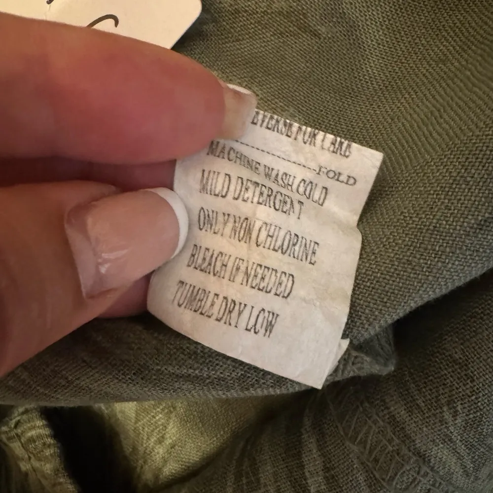 Camille à CO Green Leaf Print Jumpsuit Size CL. C33 - Image 10