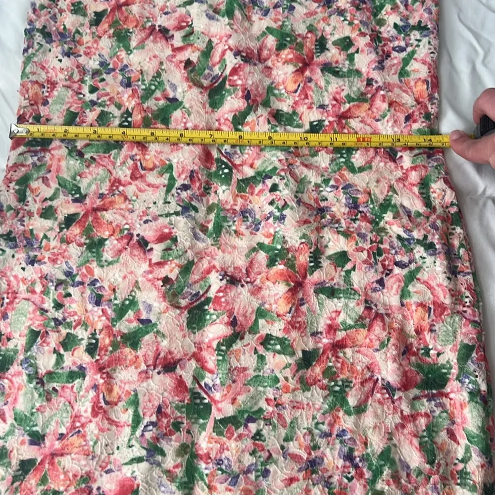 Free People Floral Print Dress with Bow Back - Image 7