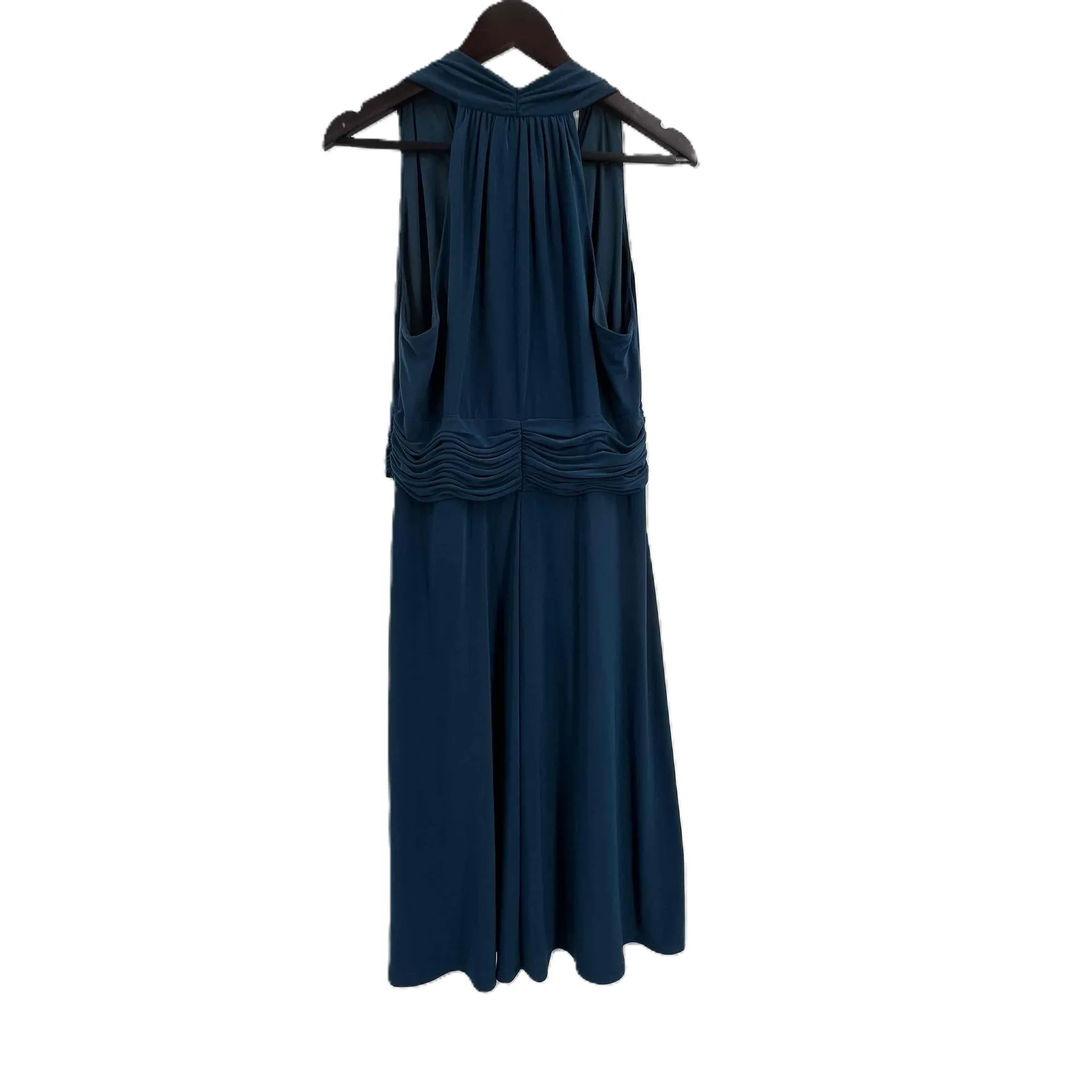 EVAN PICONE Sleeveless Pleated Knee Length Ruched Waist Dress Womens‎ Size 16 - Image 2