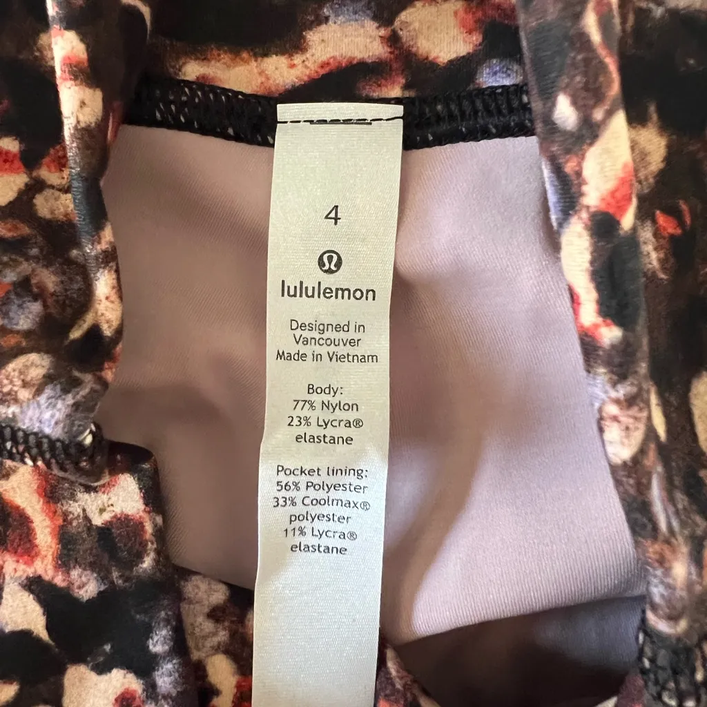 Lululemon Wunder Train High-Rise Crop 21” Motion Flux Multi Women’s Leggings NWT - Image 6