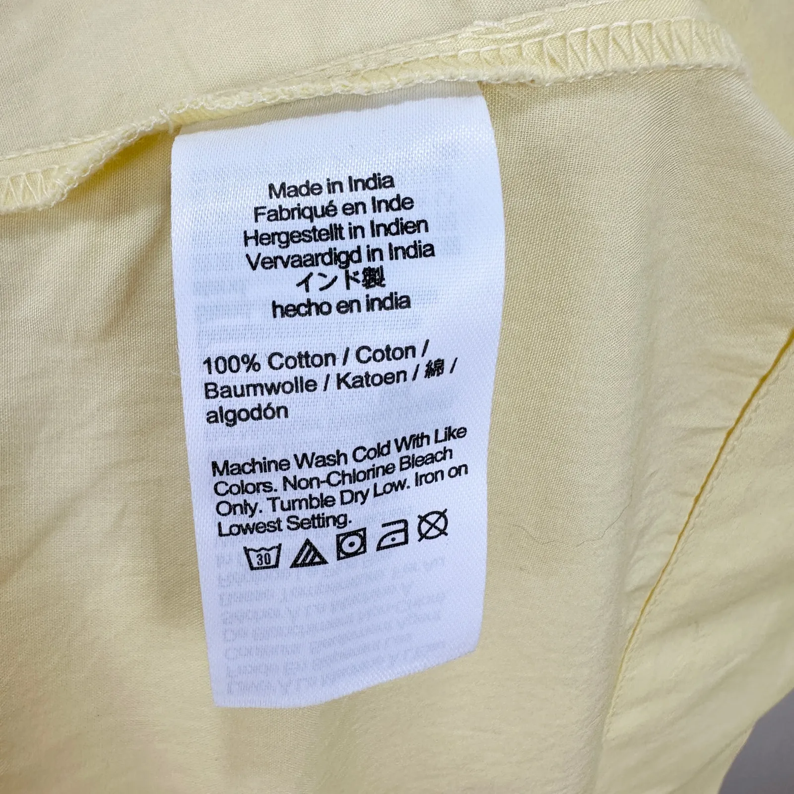 J.Crew Zip Up Shirtdress Midi Cotton Poplin Pale Corn Yellow Classic US 0 NWT - Image 10