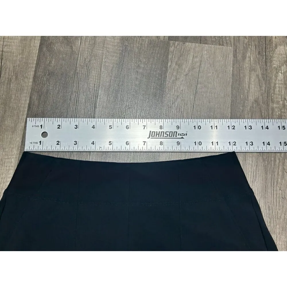 Athleta Cosmic Bermuda Shorts Sz 2 Black Pull On Modest 10” Hiking Athletic - Image 7