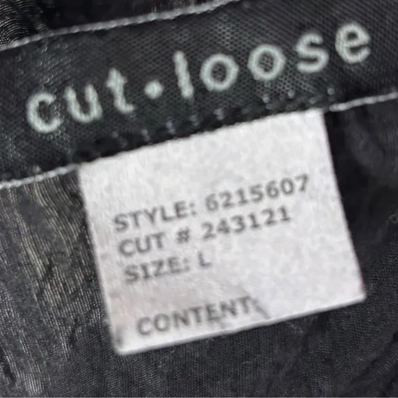 Cut Loose Black Tank Top‎ Lightweight Flowy Lagenlook Sheer Minimalist sz Large - Image 4