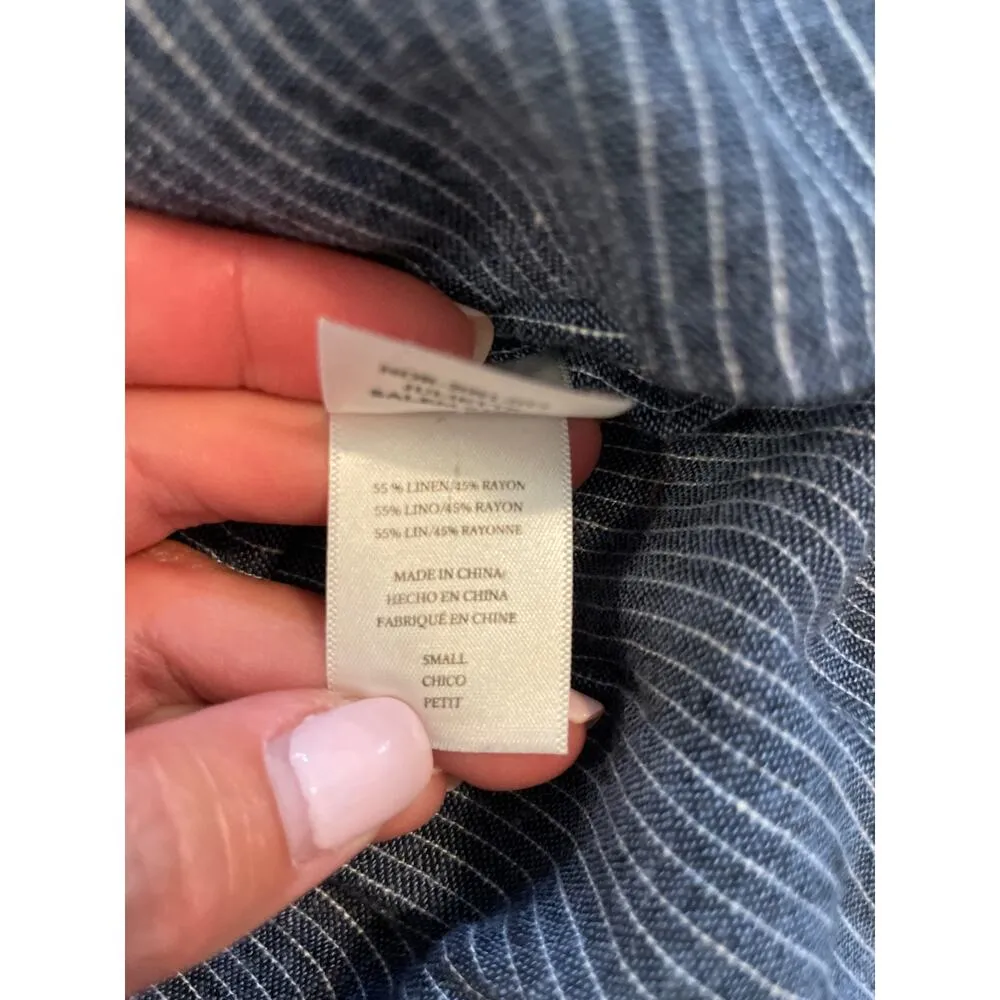 Rails Juliette Salem Stripe Smocked Mini Dress Small - Image 6