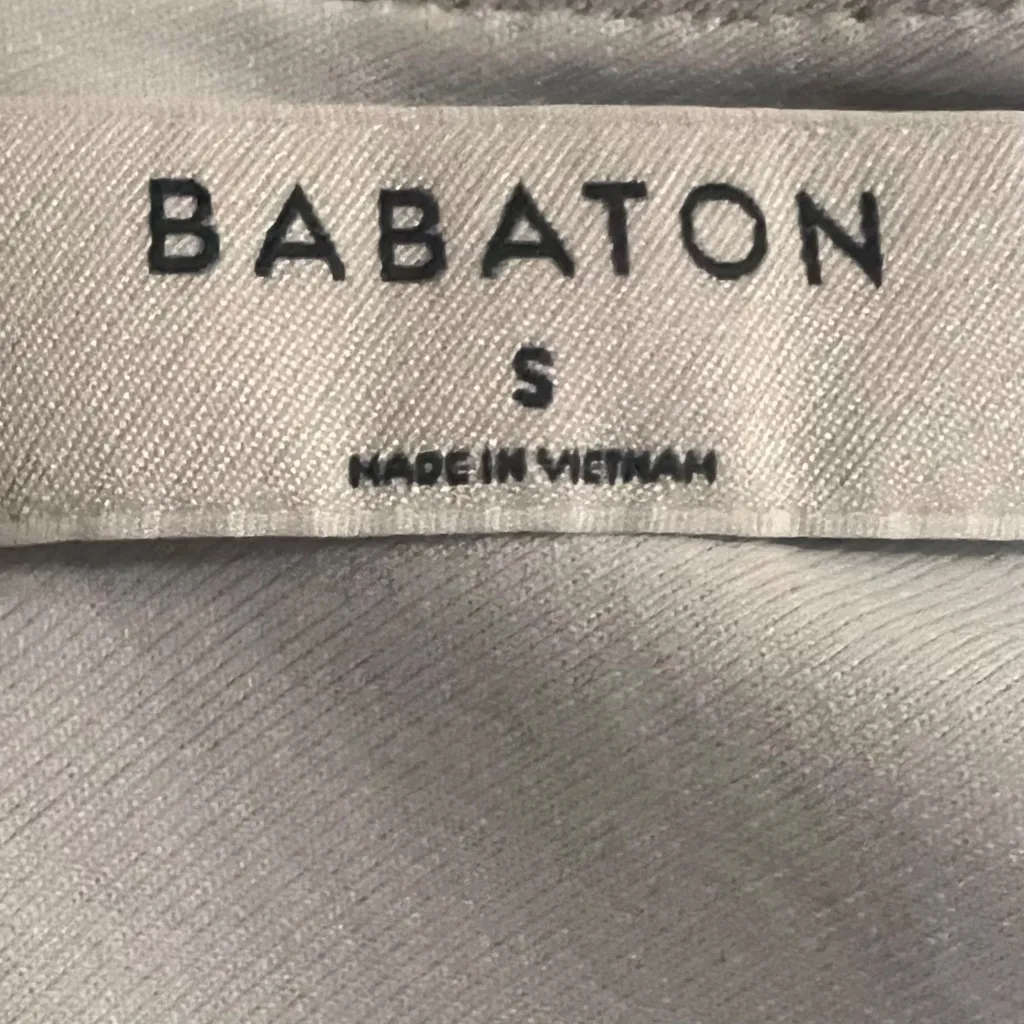 Babaton Women's Light Gray V-Neck Bodysuit Sleeveless Stretch Basic  Size Small - Image 2