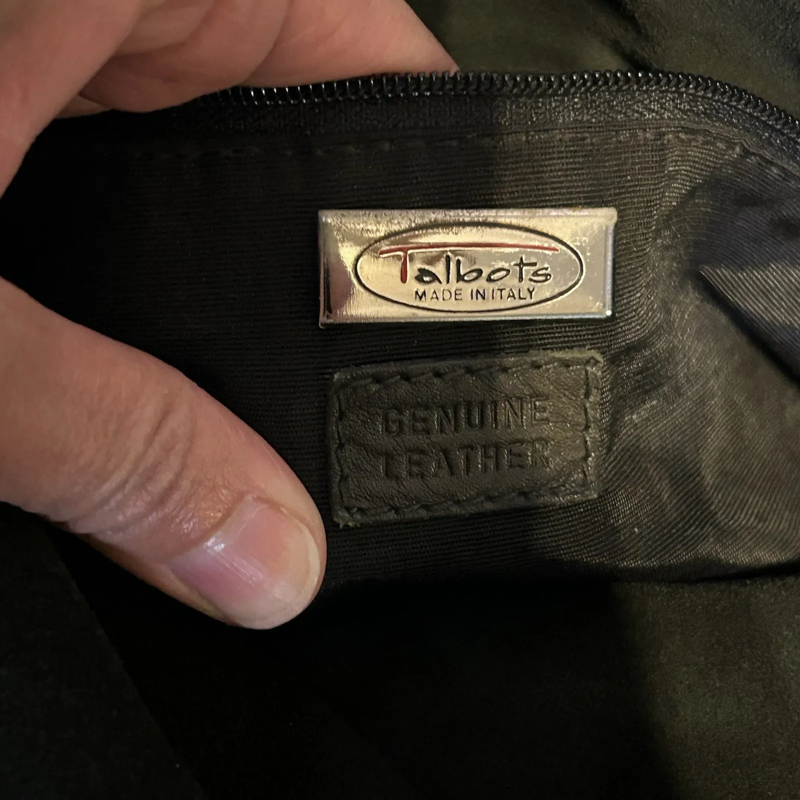 Vintage Talbots Suede Green Shoulder Bag – Fold Over Handbag - Image 5