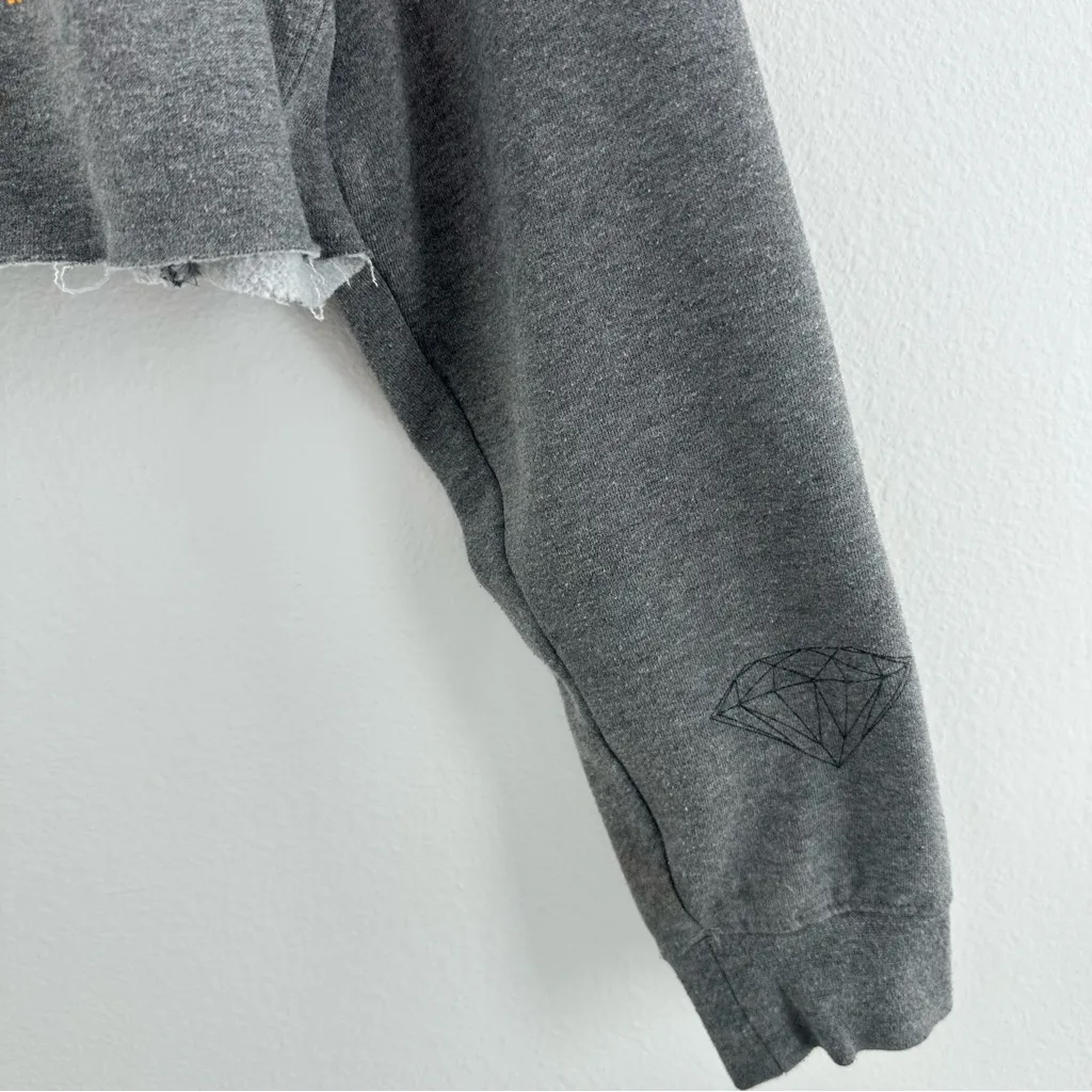 Diamond San Francisco off-the-shoulder cropped sweatshirt - Image 4