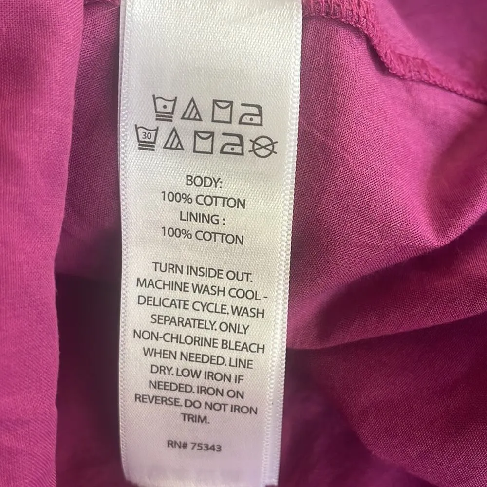 NEW Rachel Roy Purple Floral Skirt Colorful Mini 70s Tier Ruffle Pockets - Image 6