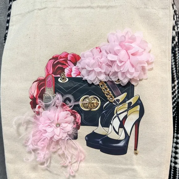 Decorative 3D Canvas Bag - Image 2