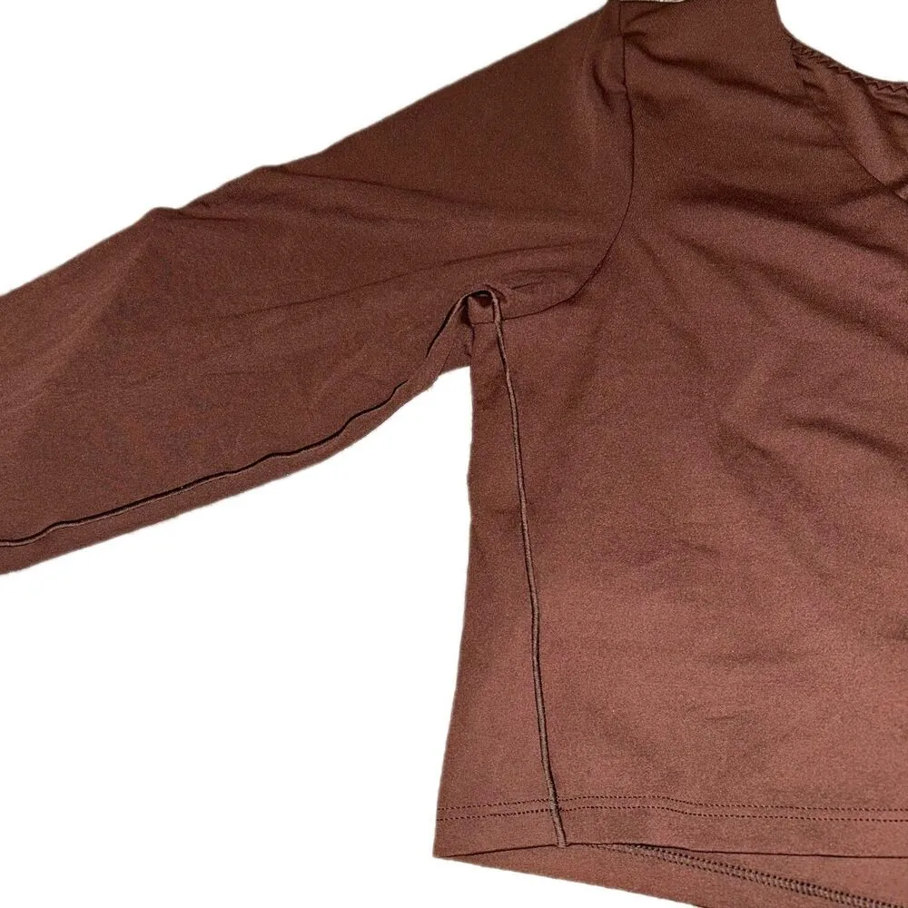 Aerie Offline Real Me V-Neck Crop Long Sleeve XXL - Image 4