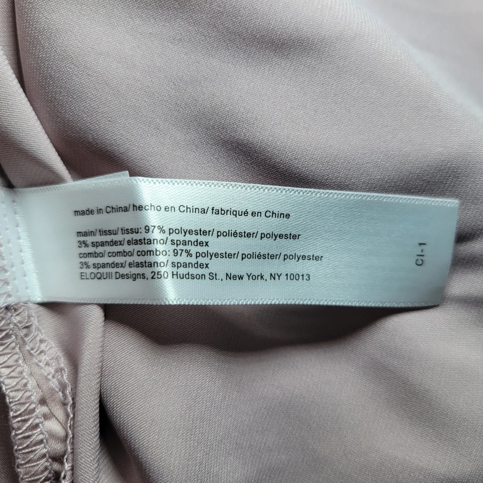 Eloquii Blouse Tie‎ Neck Long Sleeve Color Block Plus Size Top 22 NEW - Image 10