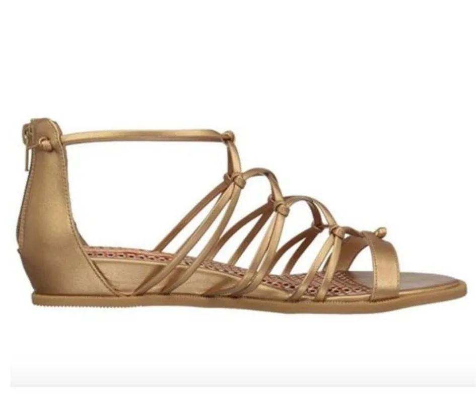 NWOT Rocket Dog Metallic Gold Somma Caged Sandals Size 6 - Image 4