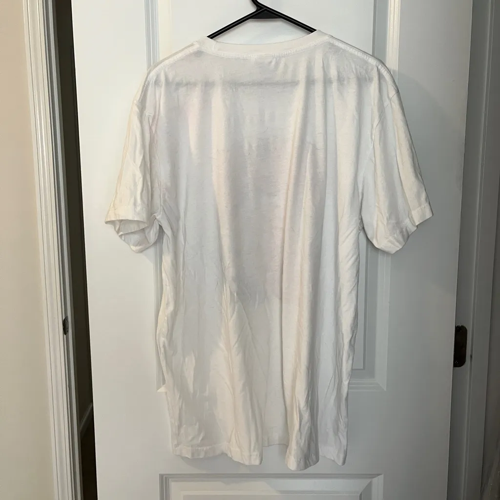 NWOT White Charlie Hustle “Big 12” Title IX 50 years forward T-Shirt Size: XL - Image 4