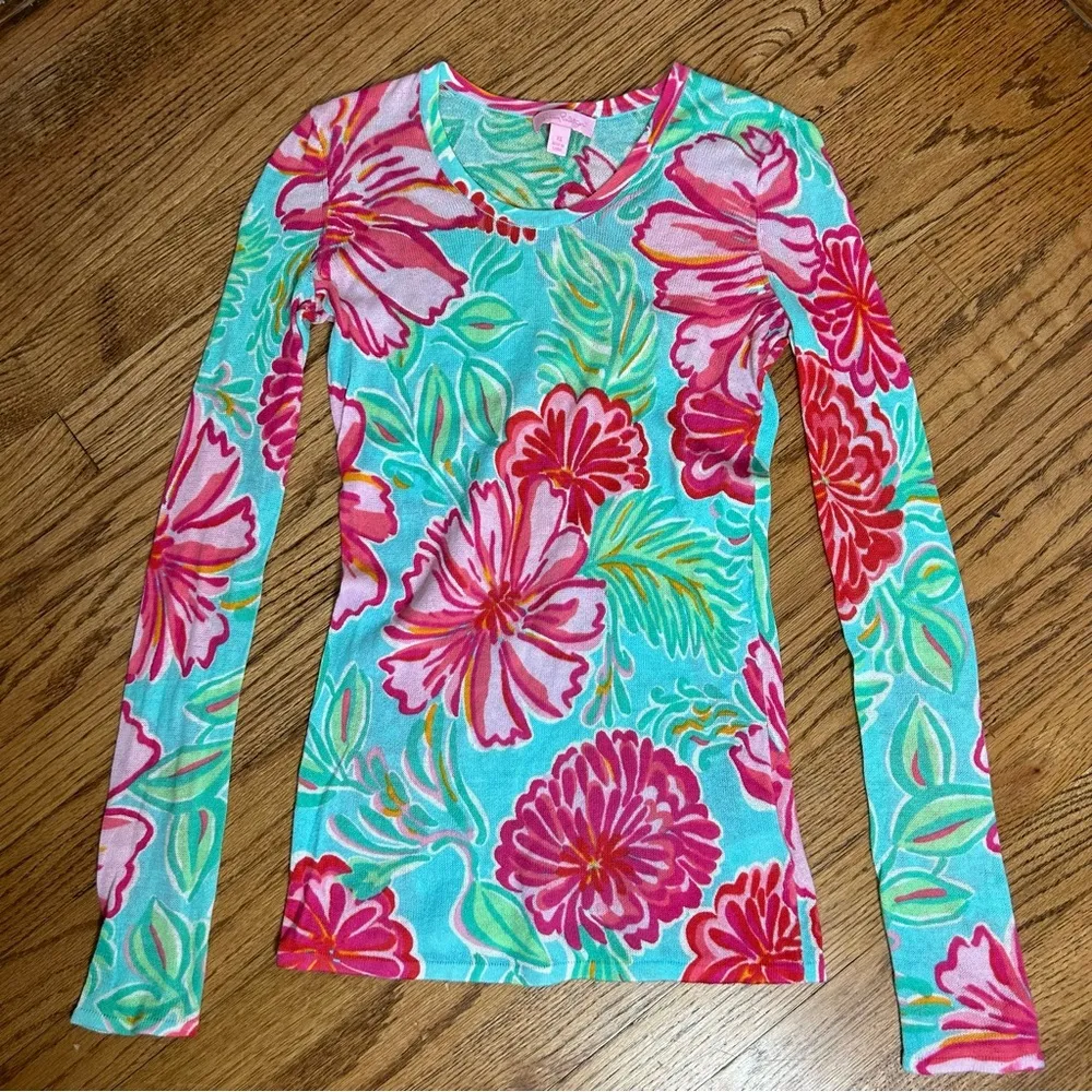Lilly Pulitzer | Floral Crew Neck Knit Sweater - Image 6