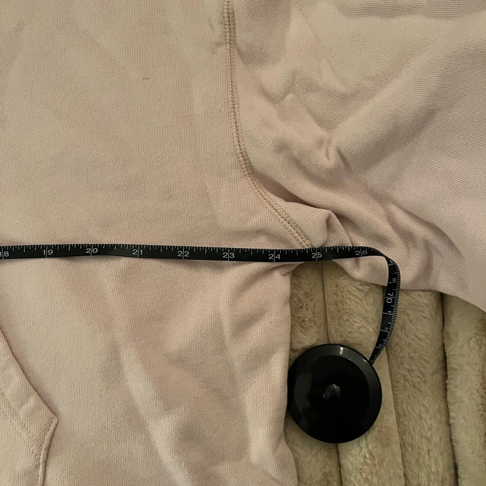 Cozy Milky Pink Hoodie with pockets Size M - Image 14