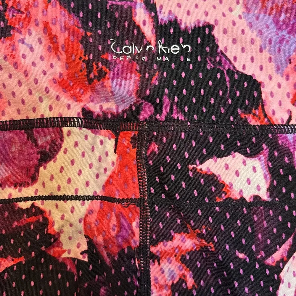 Calvin Klein performance quick dry athletic leggings size S Purple - Image 3