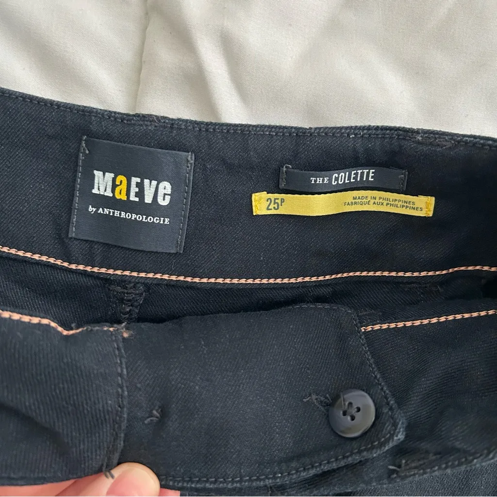 Maeve by Anthropologie The Colette linen blend pants blue 25P - Image 13