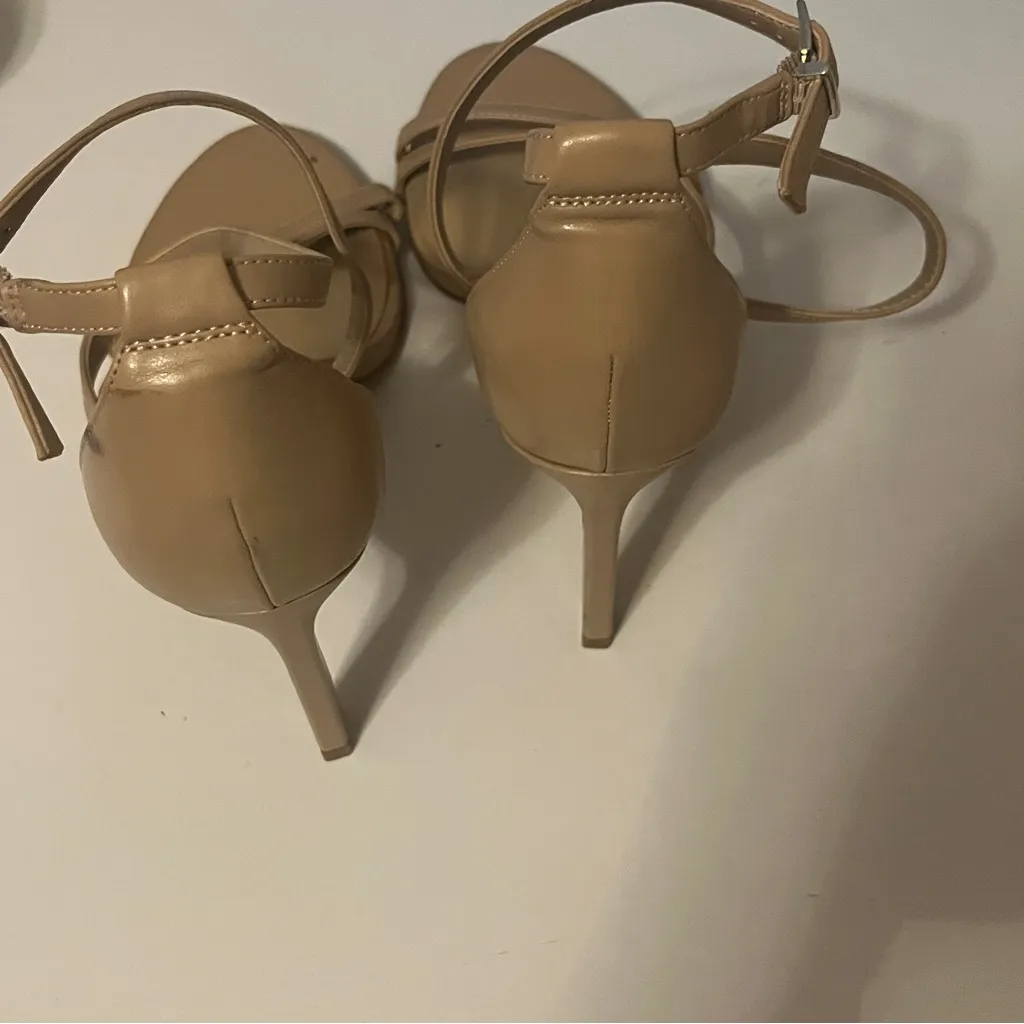 Elegant Tan Strappy Heels - Image 7
