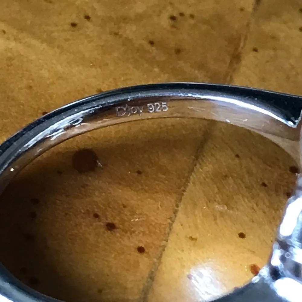 Natural Blue Kyanite Sterling Silver Cocktail Ring Size 10 - Image 6