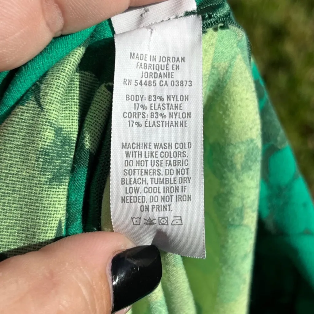 Offline by Aerie Real Me Xtra 7/8 Leggings in Green Size S - Image 11