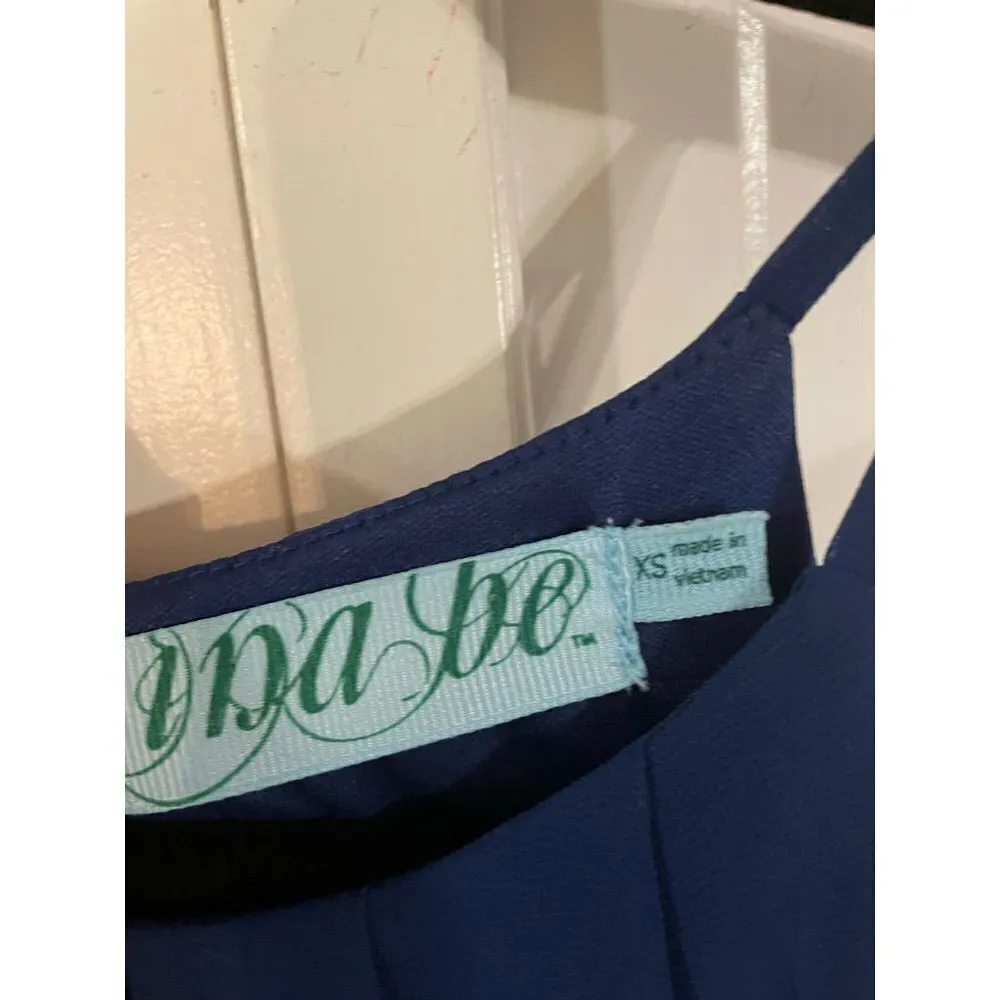 🚨 SALE ‼️ Dina be blue fit and flair dress size xs - Image 3