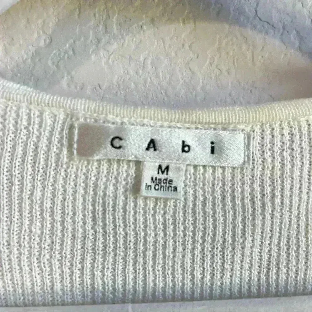 CAbi Women's Taupe Beige Bon Voyage Riviera Linen Blend Duster Sweater, Size M‎ - Image 11