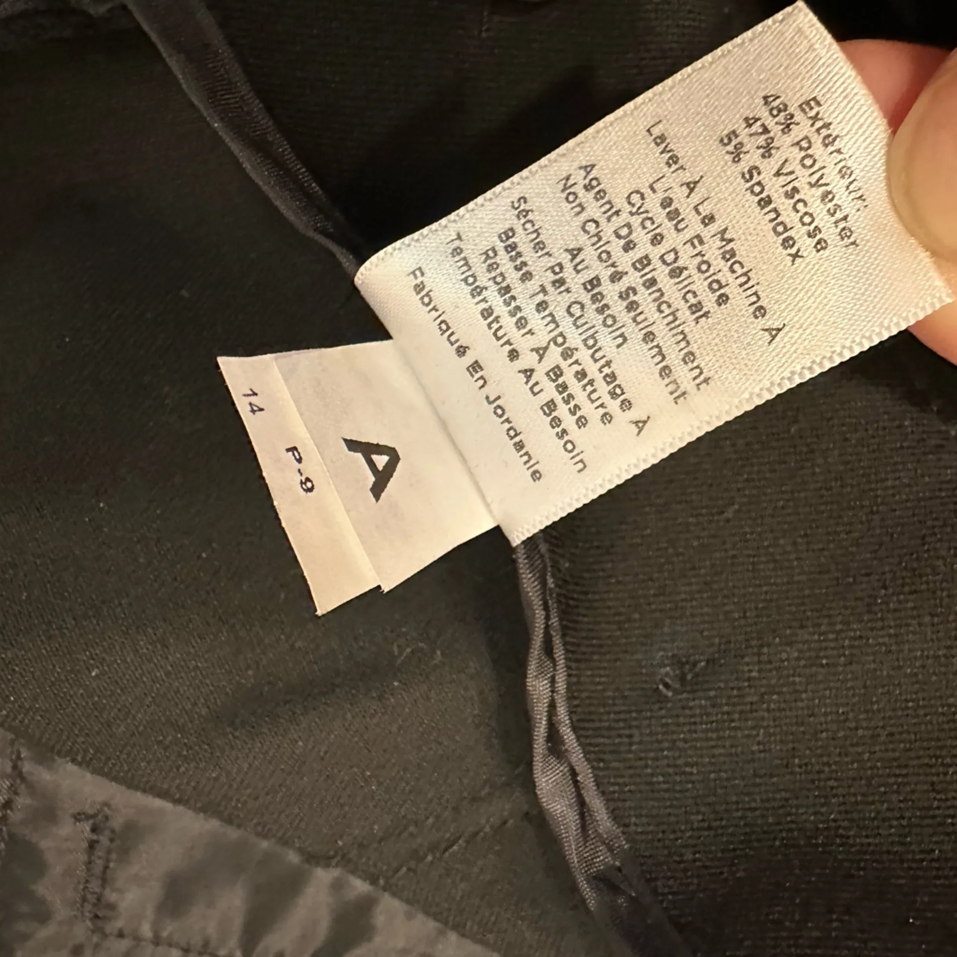 Talbot straight leg curvy black pants Sz 14 - Image 9