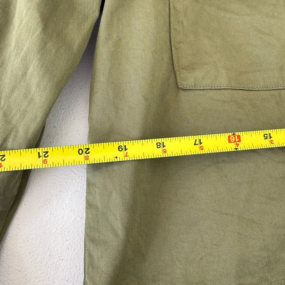 Sanctuary Army Green Armstrong Jacket Crop Utility Green Tea medium? Shacket - Image 4