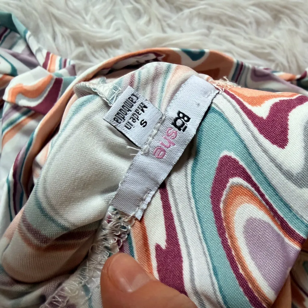 Biashe two piece swirl set size S Purple - Image 5