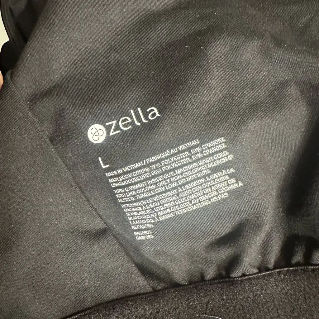 Zella Black Sheath Jumpsuit Sleeveless Scoop Neck - Image 6