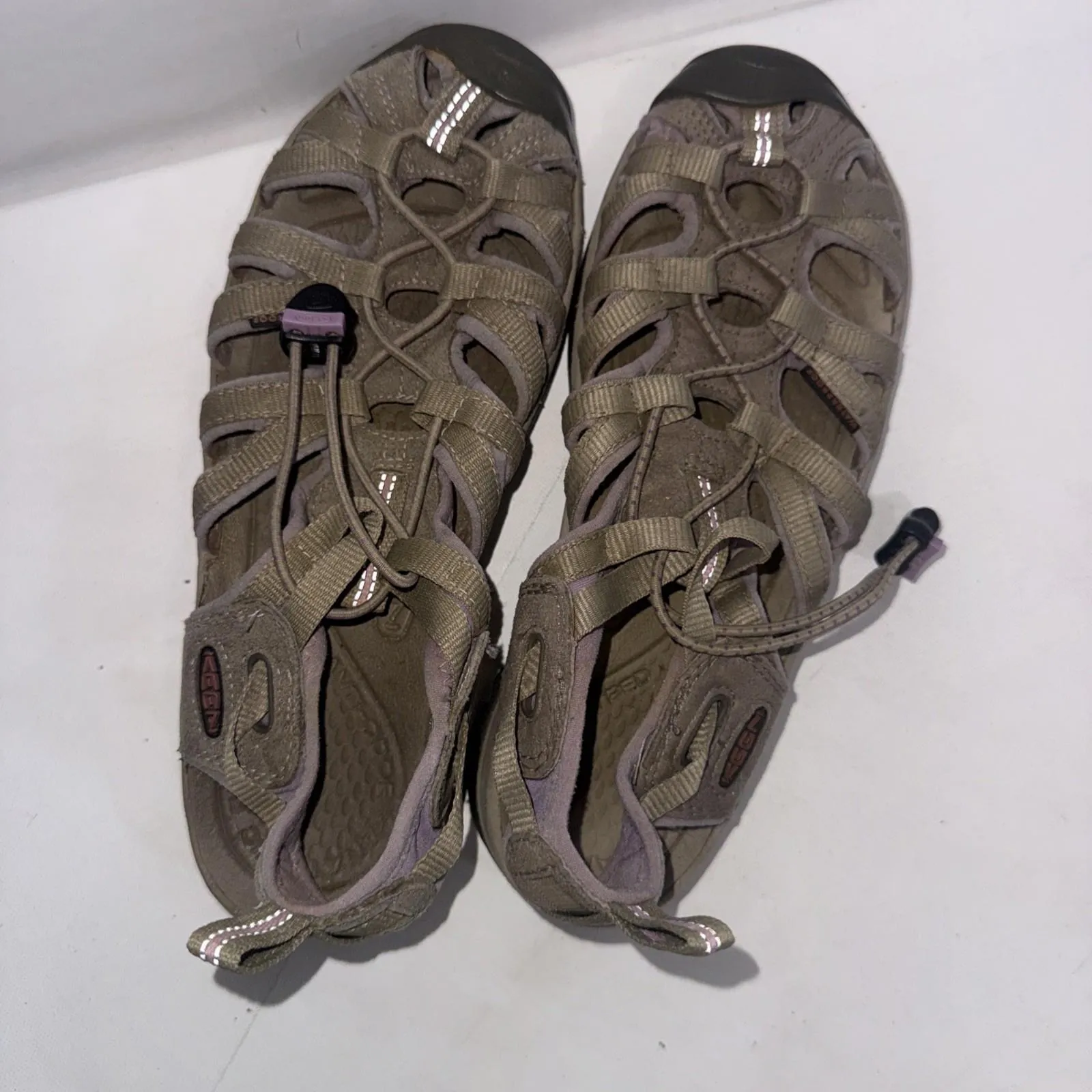 Keen Hiking Purple Gray Gorpcore Outdoor Trail Waterproof Sandals Women's Sz 7.5 - Image 10