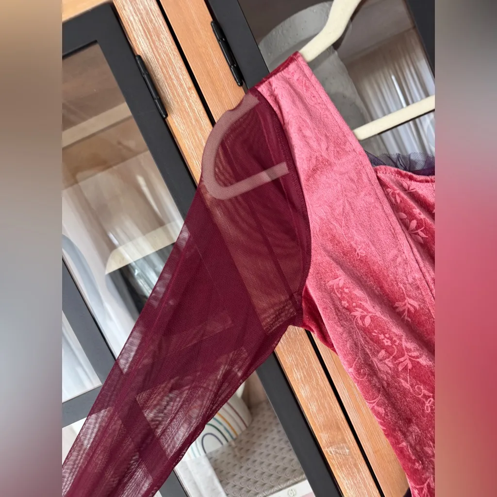 Hocus Pocus halloween costume dress Sarah Sanderson cosplay witch spirit disney Purple Size M - Image 7