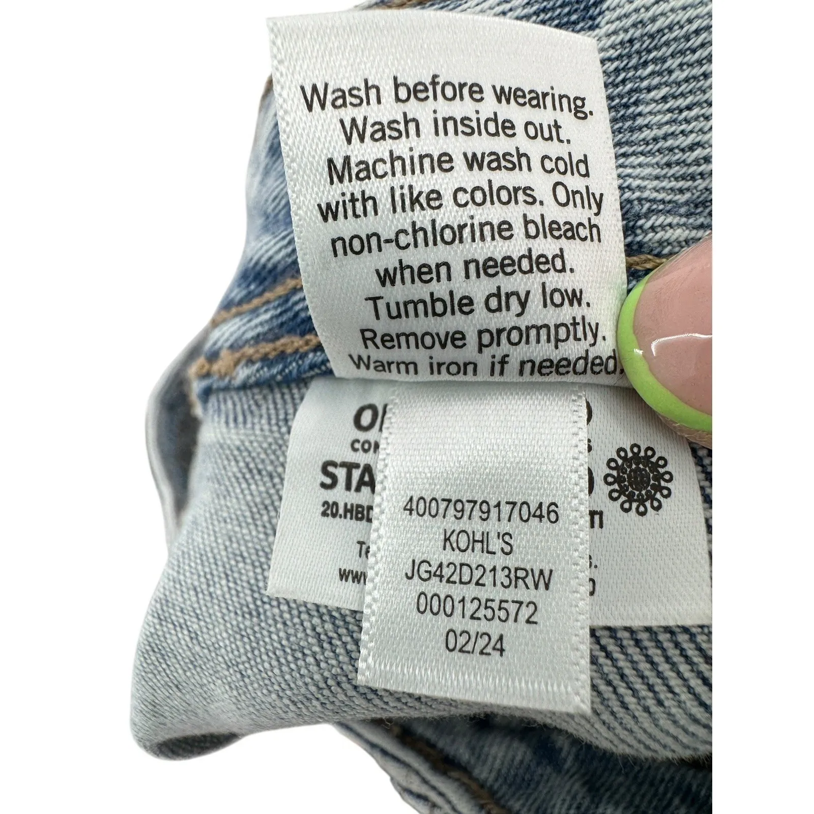 NWT SO Low Rise Carpenter Utility Jeans Size‎ 15 Light Wash Wide Leg Y2K Style - Image 9