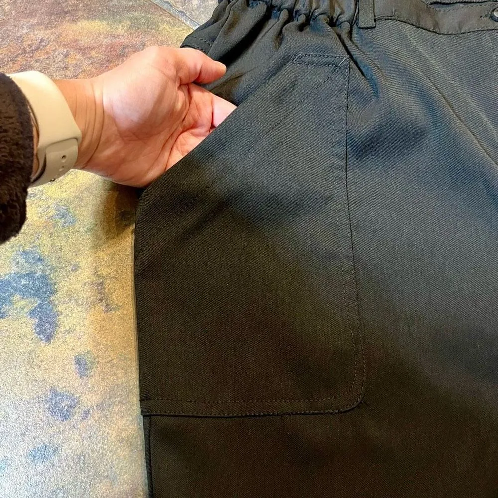 Max Studio Black Dress Twill Cargo Pants 2X - Image 3