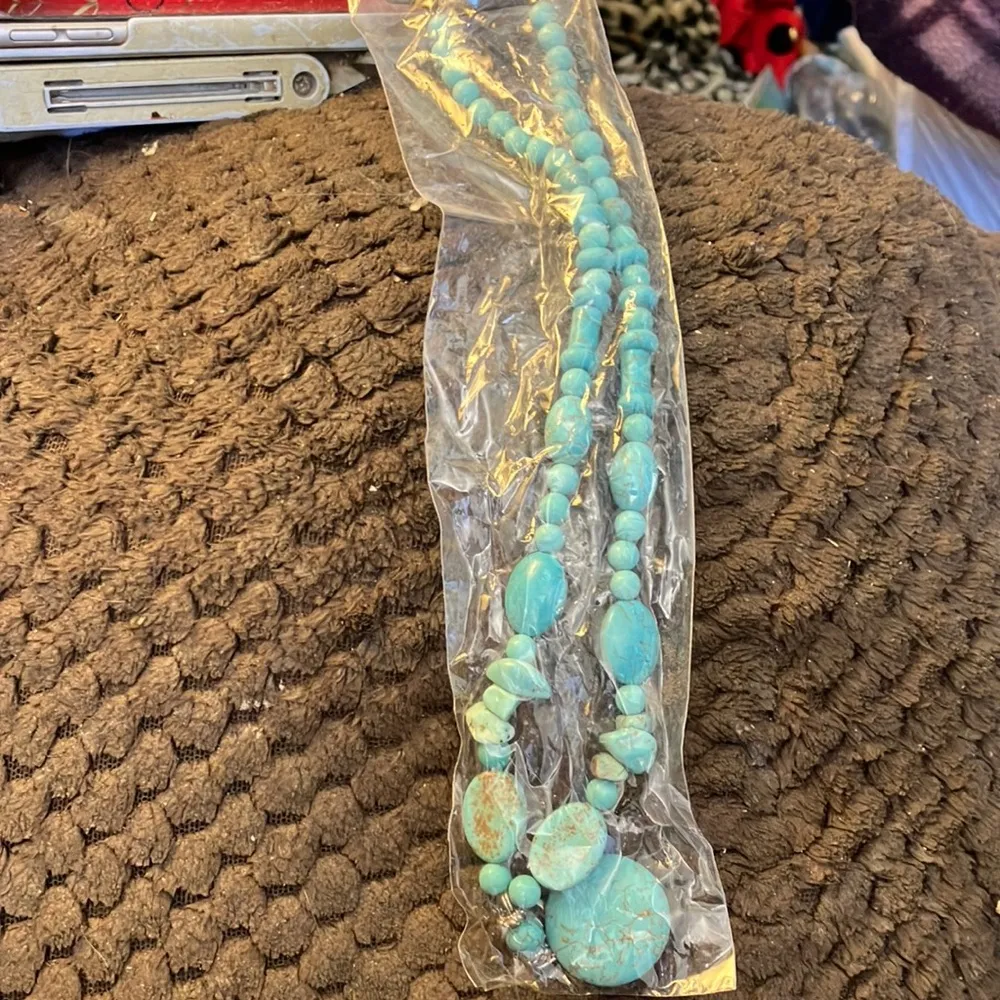 FINAL MARKDOWN Turquoise like necklace - Image 2