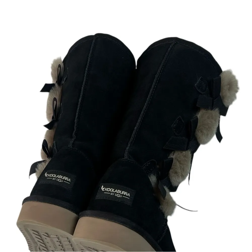 Koolaburra by UGG Victoria Black Tall Boots Size 7 - Image 7