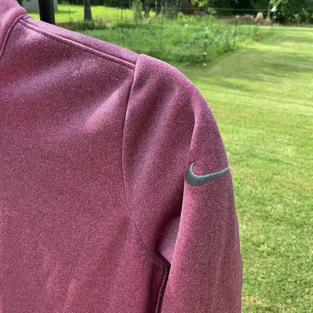 Nike Women's Pink  Golf Quarter Zip - Image 2